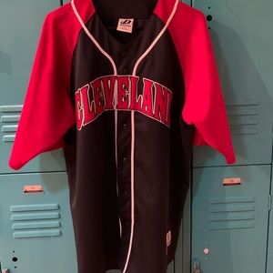 A Cleavland Indians Major League Baseball Jersey